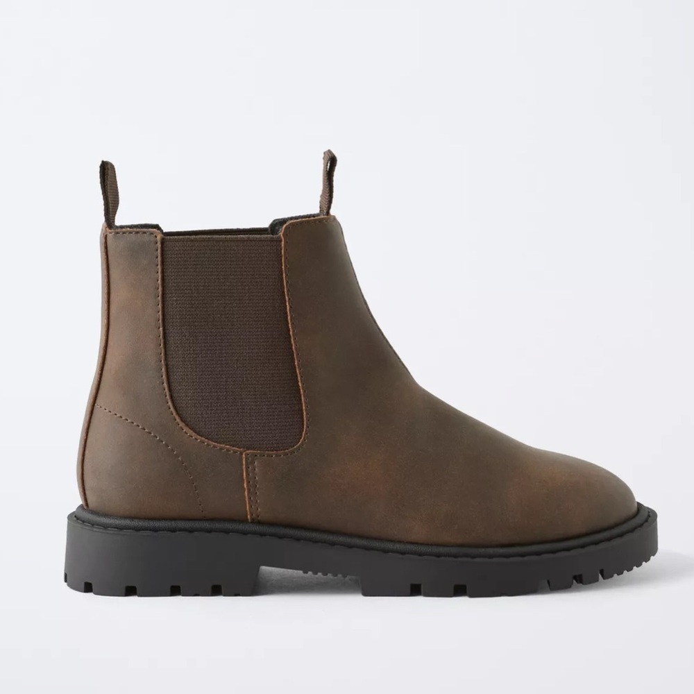 Zara Kids Ankle Boots with Elastic Insert size 1 US NWT